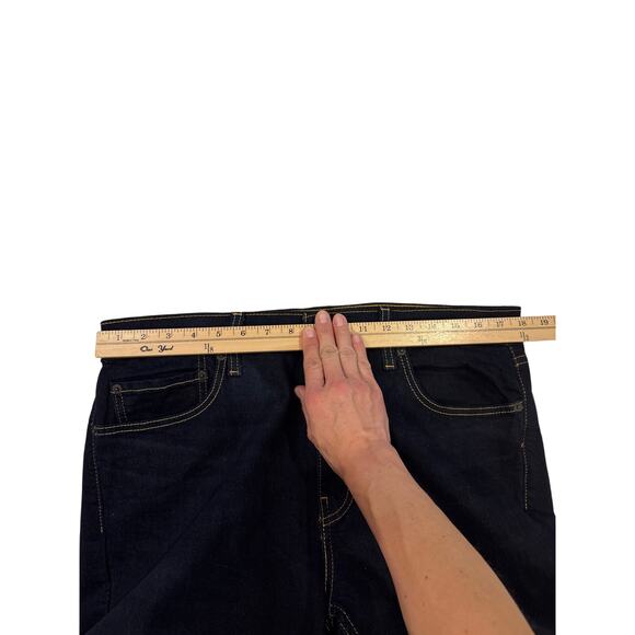 Levis 511 Jeans Mens 36x36 Blue Slim Fit Tapered Leg Stretch Denim Casual *READ* - Picture 9 of 12